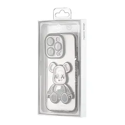 Чохол Shining Bear Case Protected Camera iPhone 14 Pro Black - мініатюра 2