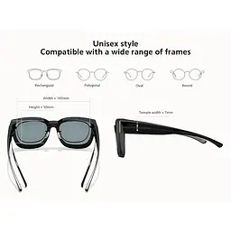 Окуляри сонцезахисні Polarized Fitover Sunglasses BHR8024GL - мініатюра 4