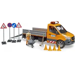 Автомобіль евакуатор Bruder Мb Sprinter з родстером 1:16 (02675) - мініатюра 7