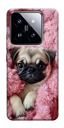TPU чохол Demsky Мопс у ніжностях для Xiaomi 14 Pro