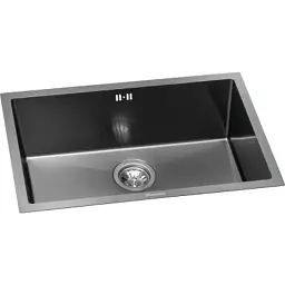 Мийка кухонна GRANADO Under top L STEEL S201 black (GS09201B) - мініатюра 2