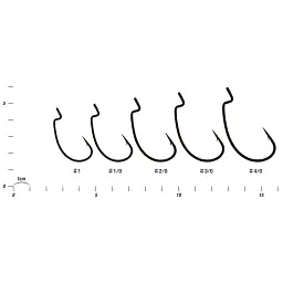 Гачок Decoy Worm13 Kg Hyper 4/0 (4 шт/уп) - мініатюра 2