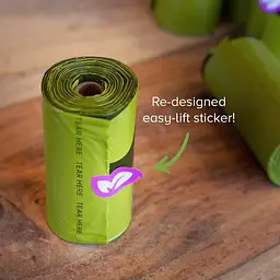 Біорозкладні пакети для собак Earth Rated 22 х 33 см 15 шт. - мініатюра 2