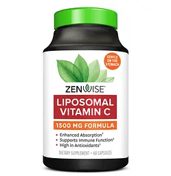 Ліпосомальний вітамін C Zenwise Health Liposomal Vitamin C 1500 мг 60 вег капс - мініатюра 2