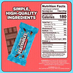 Шоколадний батончик Feastables MrBeast Milk Chocolate Crunch Bar 35 г - мініатюра 3