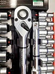Набір головок з тріскачкою Toptul 1/2" 20од. 8-32мм GABB2001 - мініатюра 5