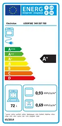Духова шафа електрична Electrolux 72 л A+ дисплей конвекція телескопічні напрямні чорний - мініатюра 5