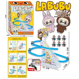 Трек LABUBU 6 героїв автоматичний підіймач мелодія гірки 2021-30 - мініатюра 3