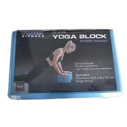 Блок для йоги York Fitness блакитний - мініатюра 4