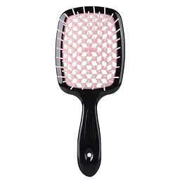 Щітка для волосся Superbrush Janeke Чорний/світло-рожевий, гребінець для мокрого волосся (щітка для волосся) - мініатюра 4
