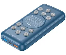 Портативний зарядний пристрій Remax RPP-207 Tanyl 20000mAh 22.5W PD+QC + швидка зарядка (Синій)