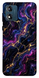 TPU чохол Demsky Purple space marble для Motorola Moto E13