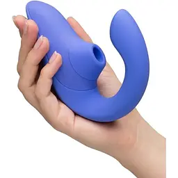 Вібратор кролик Womanizer Blend (Blue) - мініатюра 6