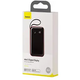 Повербанк Baseus Mini-S LCD Display 10000 mAh + кабель Type-C 3A LED 15W (29497) - мініатюра 4