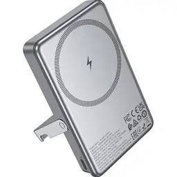 Портативне зарядне - магнітний павер банк Hoco Q36A Sunlight 10000 mAh magnetic + holder PD 20W - мініатюра 4