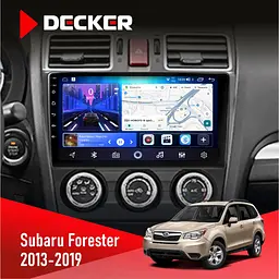 Штатна магнітола Subaru Forester 2013-2019 w/o CAN Decker D9-006 4x64, 4G Decker (НФ-00003839)
