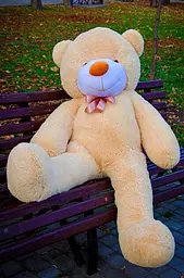М`яка іграшка Ведмедик Втелі W-160-PE 160 см Бежевий shop (2000999362132)