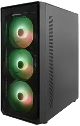 Корпус 1stPlayer FD3-BK-4F7 ARGB Black - мініатюра 5
