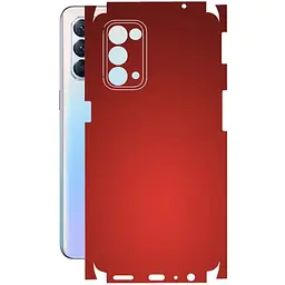 Захисна плівка StatusSKIN для Oppo Reno 5 4G Корпус Вініл червона матова