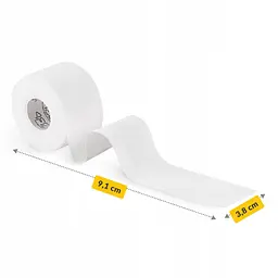 Стрічка (тейп) для пальців 4FIZJO Sport Tape 3.8 см x 9.1 м жорстка White (P-5905973400831) - мініатюра 3