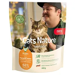 Сухий корм для котів похилого віку Mera Cats Nature Senior Chiken (Huhn) з куркою 400 г