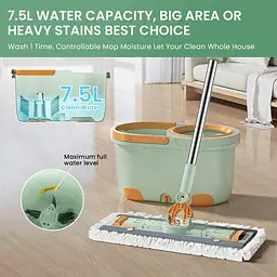 Швабра з віджимом та відром Magician Spin Mop (CM002) - мініатюра 7