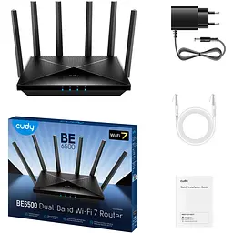 Маршрутизатор Cudy WR6500, BE6500 Gigabit Wi-Fi 7 Router - мініатюра 3