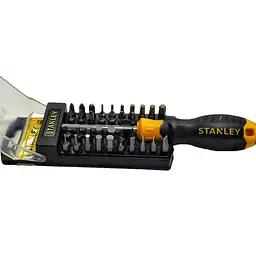Викрутка Multibit 1/4", бітотримач, 34 біт, SL,PH,Torx,H, кейс, набір 35шт Stanley hoz0014105 - мініатюра 2