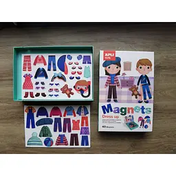 Навчальна магнітна гра Apli Kids Одяг (17557) - мініатюра 4