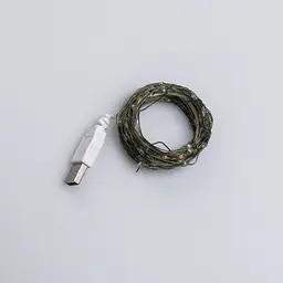 Гірлянда Роса нитка 200 LED довжина 20 м від USB зелена, мультиколор GarlandoPro USB200L20MGML - мініатюра 28