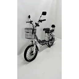 Електровелосипед Minako V4 PRO двомісний 800W/60V/24Ah із заднім амортизатором сірий - мініатюра 2