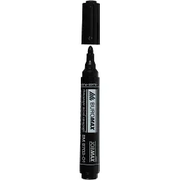 Маркер Buromax Permanent JOBMAX, round tip, black 2-4 мм (BM.8703-01)