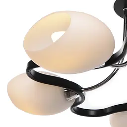 Люстра стельова Brille класична E14 60W CHR (BR-373C/5) - мініатюра 3