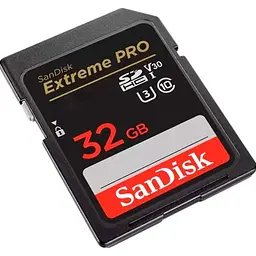 Карта пам'яті SanDisk Extreme PRO 32GB UHS-I U3 V30 Class 10 [SDSDXXO-032G-GN4IN] [112144] - мініатюра 2