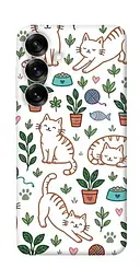 TPU чохол Demsky Cats pattern для Samsung Galaxy S25