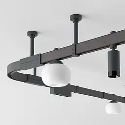 Магнітний світильник Skarlat RCD-MZ02 8×1.5W BK 3000K - мініатюра 8
