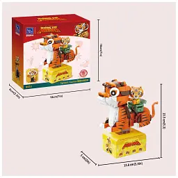 Конструктор Pantasy Kung Fu Panda Косрайдер Тигриці (86511) - мініатюра 3