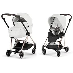 Cybex Mios Style 5.0 коляска 2 в 1 Off White шасі Rosegold