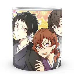 Кухоль GeekLand Bungou Stray Dogs Проза Бродячих Псів Ацуши Акутагава Дазай Чуя BSD 30 330 мл білий - мініатюра 2