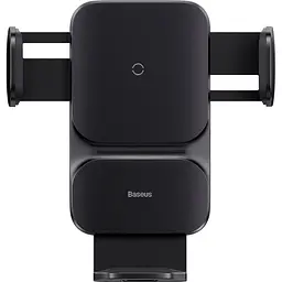 Автотримач із бездротовою зарядкою Baseus Wisdom Auto Alignment 15W Black (CGZX000001) [82041] - мініатюра 2