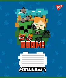 Набір зошитів Yes Minecraft А5 в лінійку 12 аркушів 25 шт. (766950) - мініатюра 3