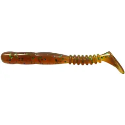 Силікон Reins Rockvibe Shad 3" 565 Motor Oil Green Flake (15 шт/уп)