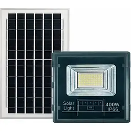 Вуличний LED прожектор Yiwu HP-5-76 400 Вт 330 LED на сонячних батареях IP66 з пультом ДУ