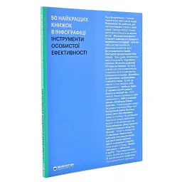 50 найкращих книжок в інфографіці. Інструменти особистої ефективності