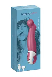 Вібратор Satisfyer Vibes Petting Hippo для точки G, 25.5х4.5 см рожевий - мініатюра 2