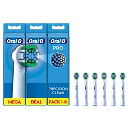 Насадка для зубної електрощітки Braun Oral B Cross Action EB50RX (6 шт.)