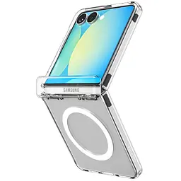 Чохол SGP Ultra Hybrid (MagFit) для Samsung Galaxy Z Flip7 Прозорий - мініатюра 6