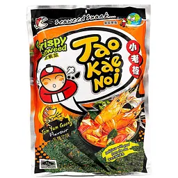 Снек з хрустких водоростей Tao Kae Noi Том Ям 15г