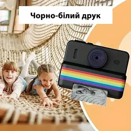 Дитяча цифрова фотокамера RAINBOW 2,8" миттєвий друк з термопринтером 1500 мАч Блакитний - мініатюра 2