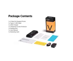 Смартфон Doogee V Max Pro 12/512 Gb з акб 22000 мАг чорний (6923740231418) - мініатюра 4